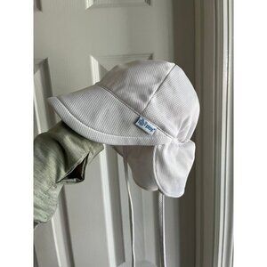 Baby Sun Swim Hat White